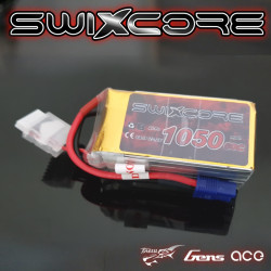 SWIXCORE - 1050 mAh 6S 22.2V 45C Lipo Pack